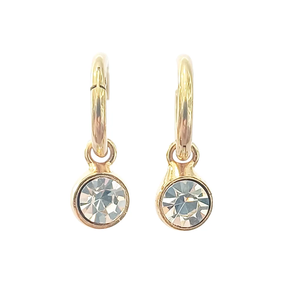 Alevá Bijoux Silvia Punto Luce Ohrringe Gold 10 mm