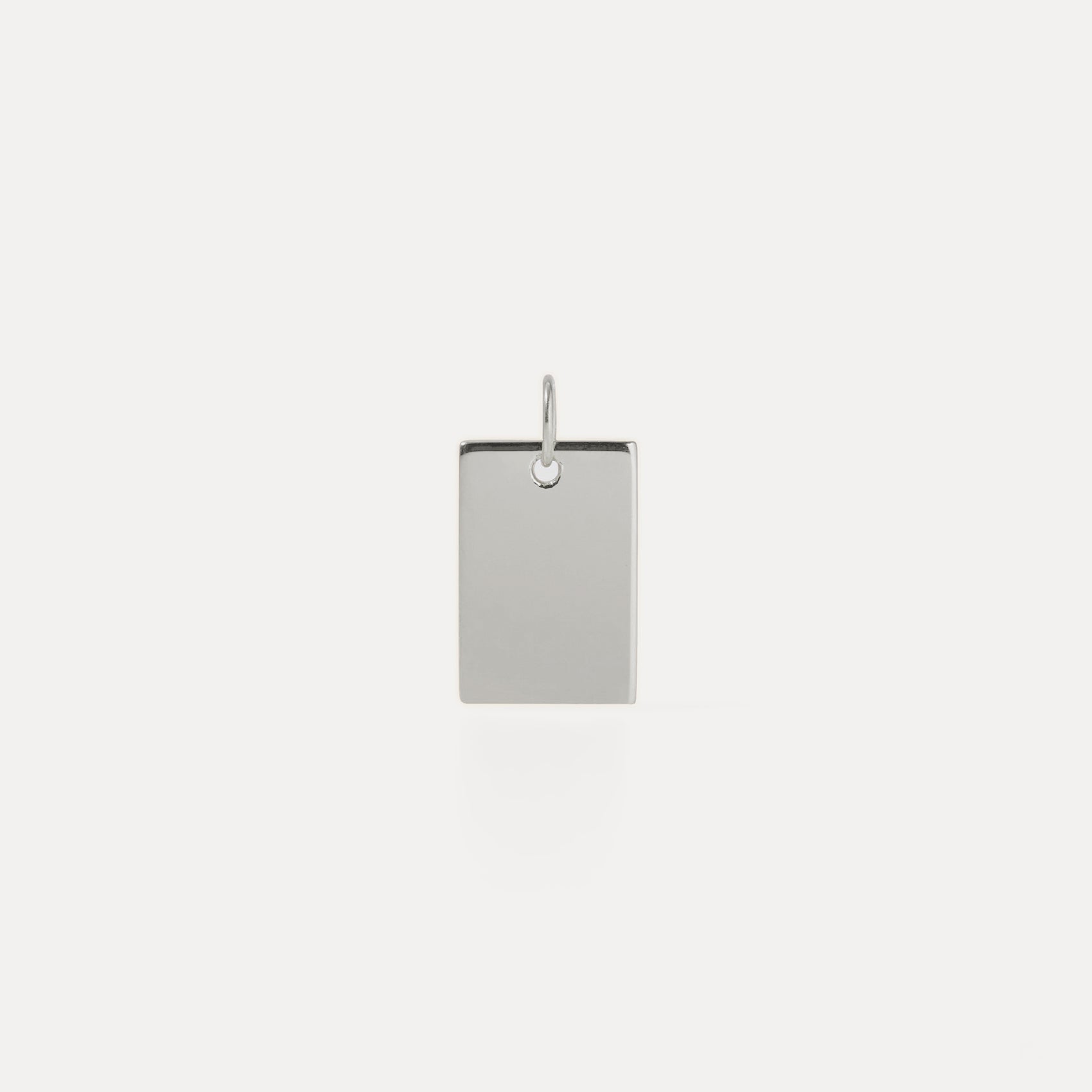 Stilnest Folio Tag Anhänger 24k Gold Vermeil Silber