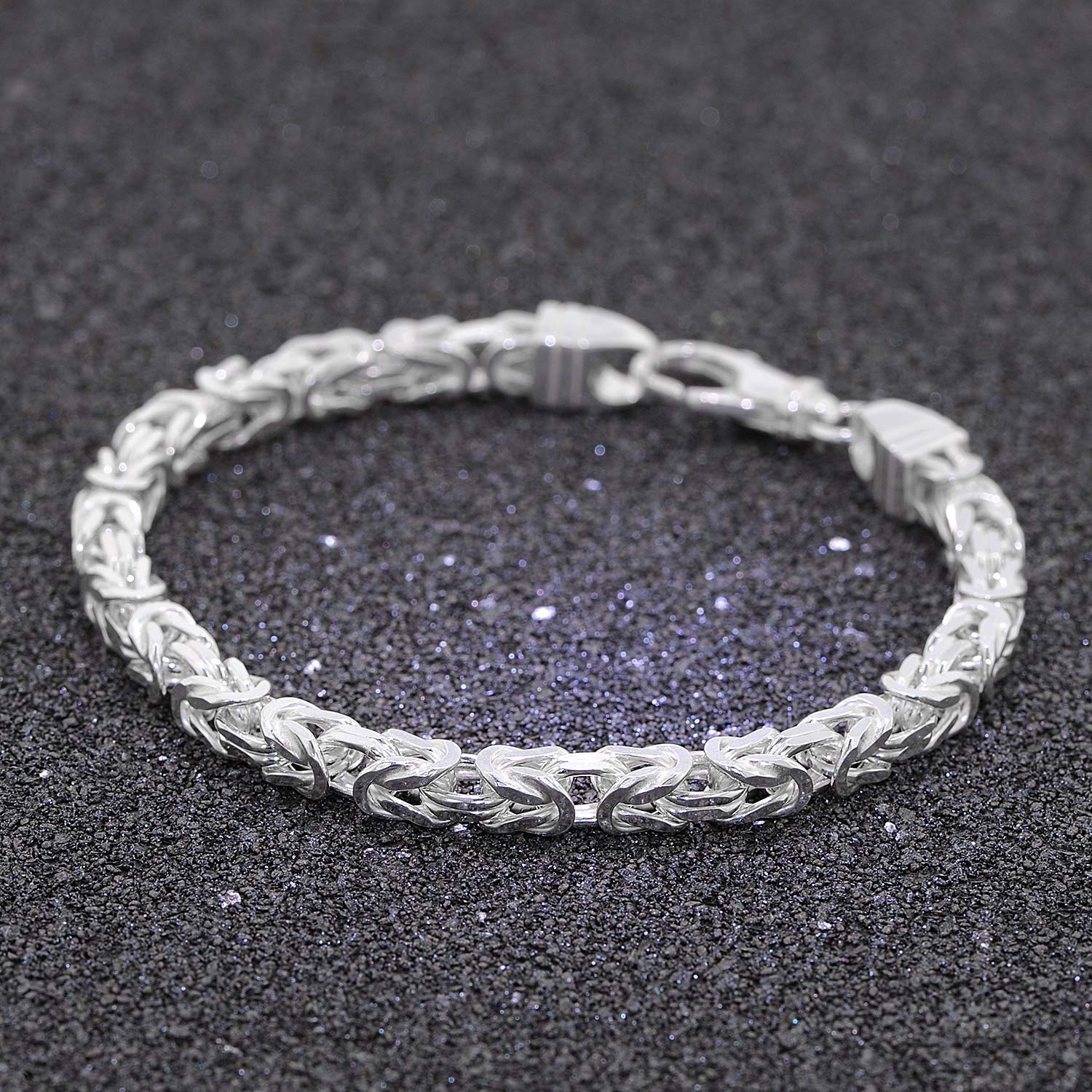 trendor Königskette Armband Silber 925 4,7 mm 21 cm