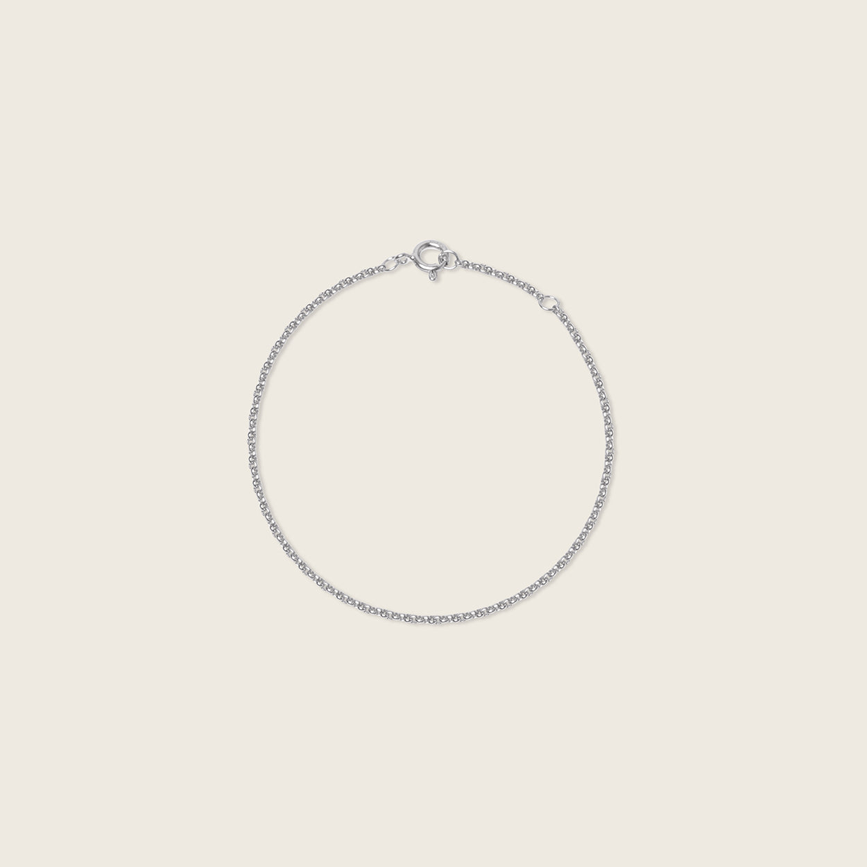 Stilnest Rolo Chain Armband 19cm 24k Gold Vermeil