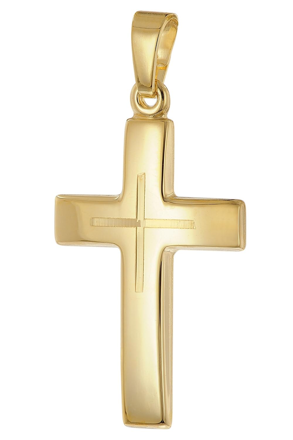 trendor Halsketten 21158 Kreuz Gold 333 mit Kette