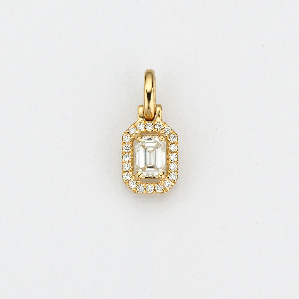 Eugen Rühle Anhänger Brillant 0,25ct WSI 585 Gelbgold