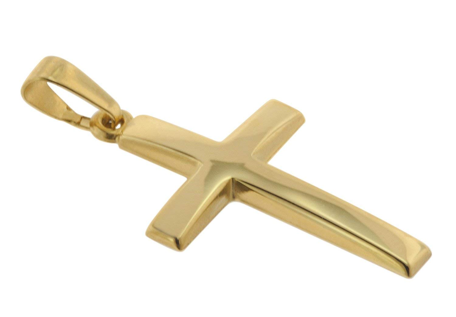 trendor Kreuz 35796 Halskette Gold 333 mit Kette 42 cm
