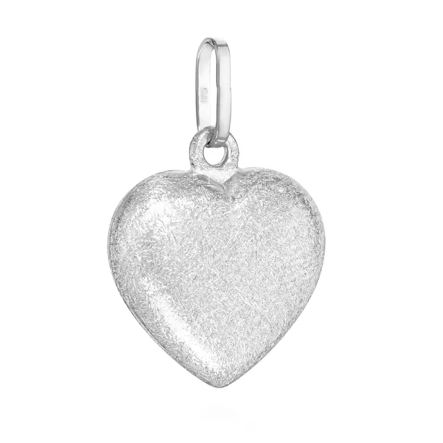 NKlaus Herzanhänger 925 Silber 333 Gelbgold 15x13mm