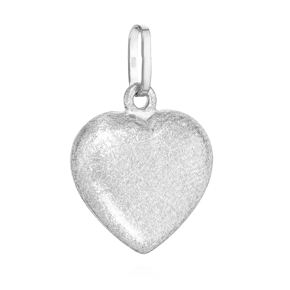 NKlaus Herzanhänger 925 Silber 333 Gelbgold 15x13mm