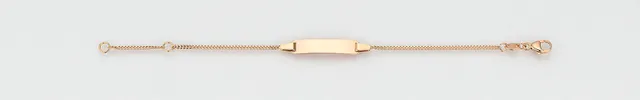 Eugen Rühle ID Armband Panzerkette 760 Weißgold