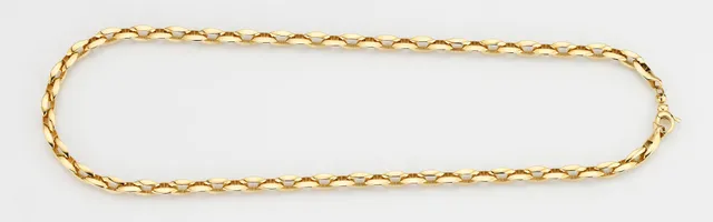 Eugen Rühle Fantasieketten 37.4800 Halskette 5,9 mm 585 Gelbgold 45cm