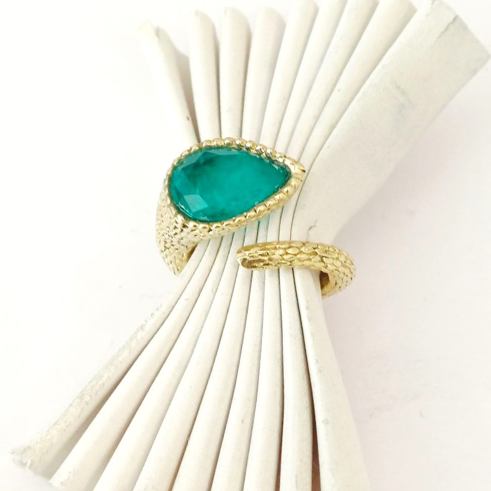 Alevá Bijoux Calypso Ring Bronze Quarz verstellbar
