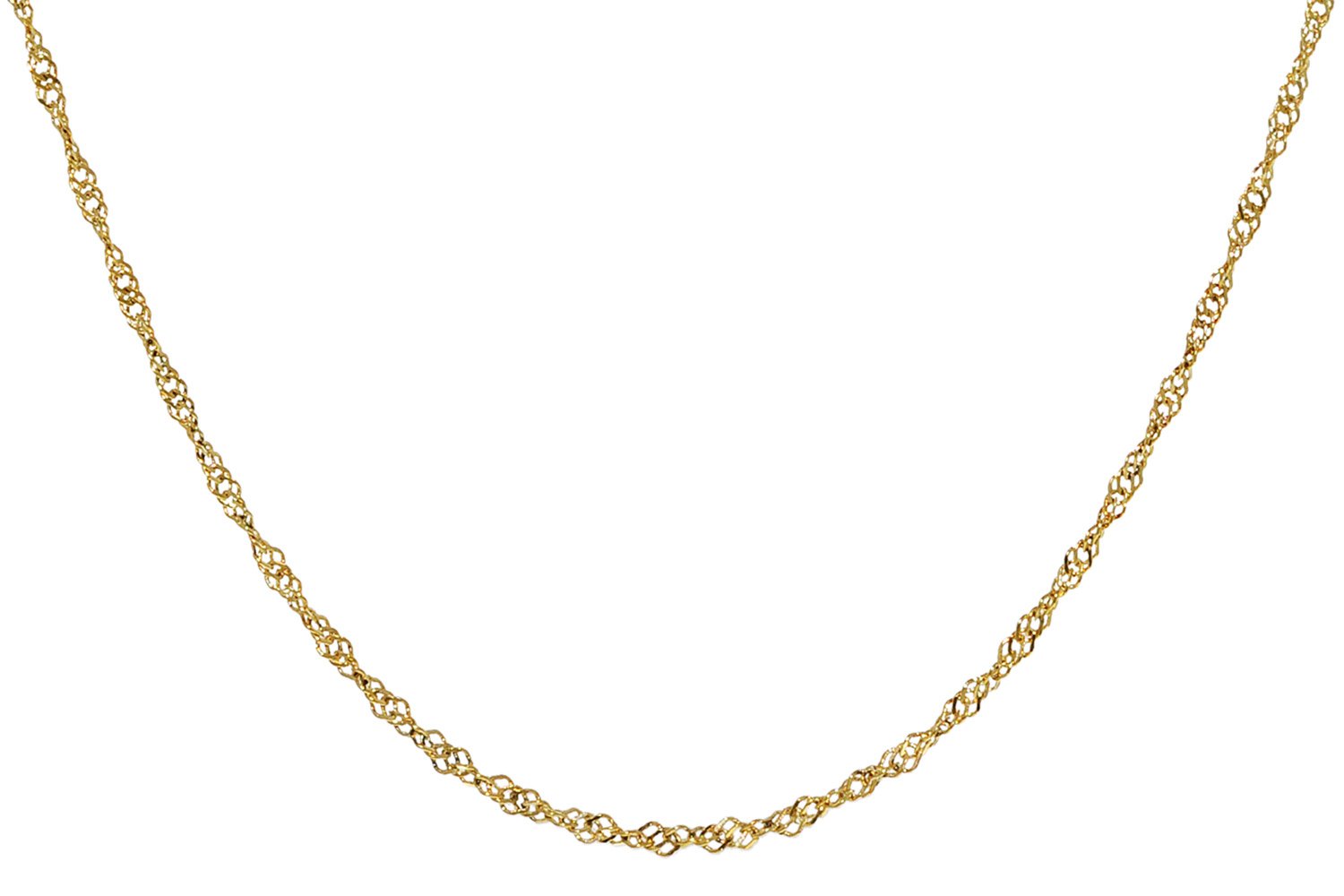 trendor Singapur-Kette 333 Gold 1,0 mm 40 cm 72450