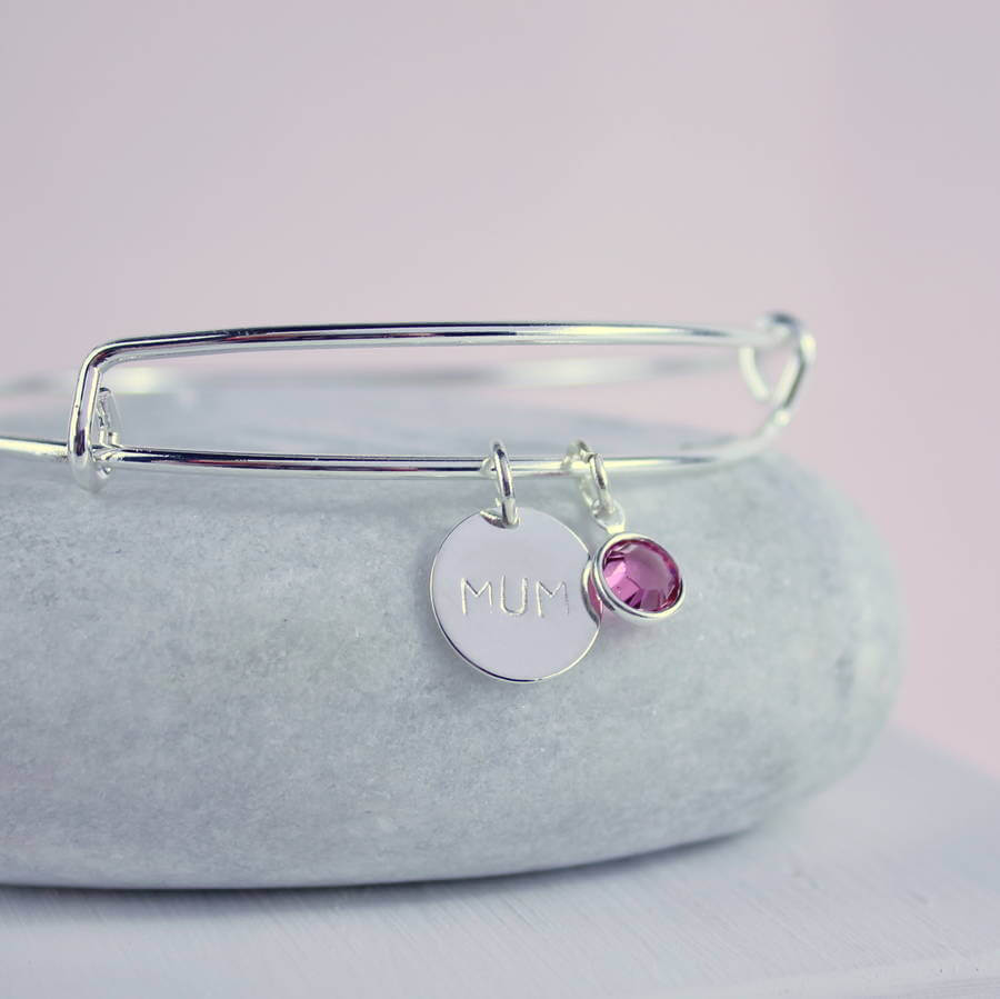 Joy by Corrine Smith Mum Armband Silber Geburtsstein