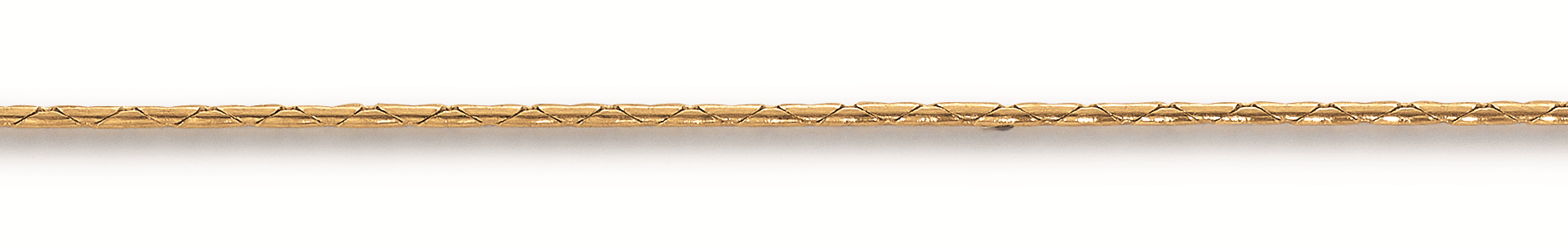 Eugen Rühle Schlangenketten Kobra rund 1,5mm Halskette Gold Meterware