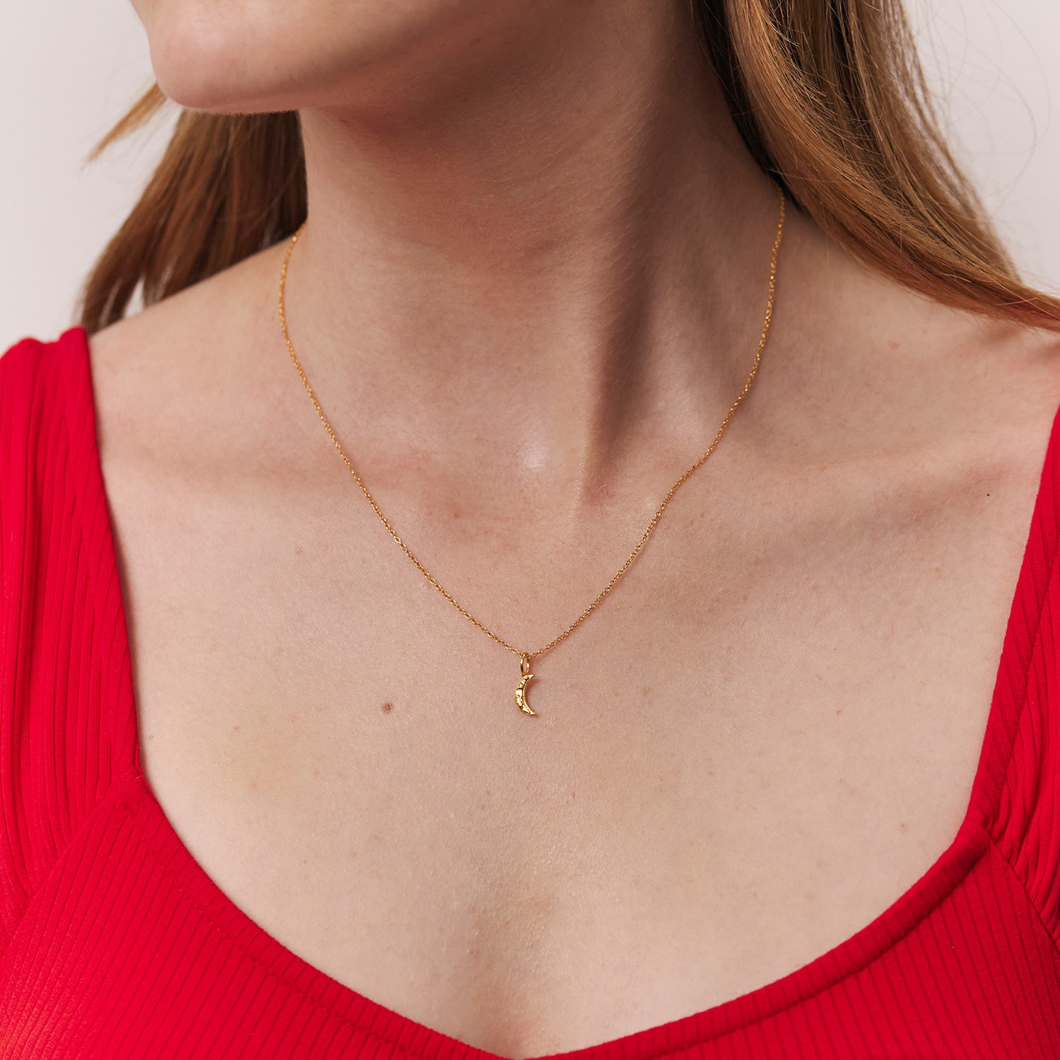 Stilnest Lunar Eclipse Anhänger 24k Gold Vermeil