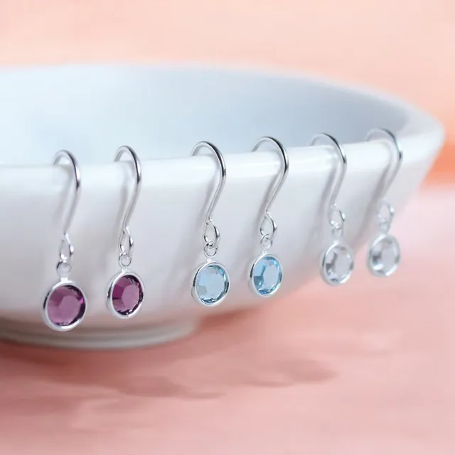 Joy by Corrine Smith Swarovski Birthstone Ohrringe Gold