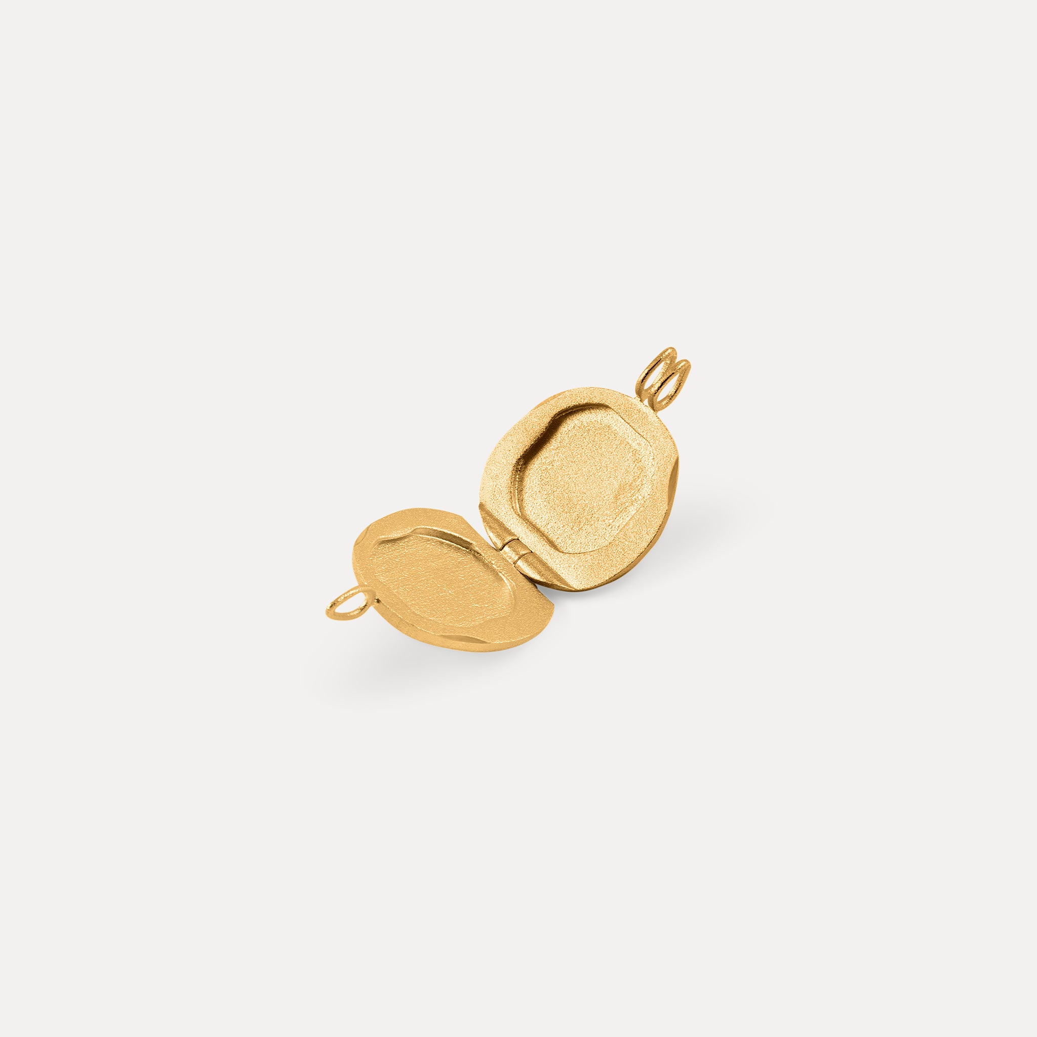 Stilnest Necklaces Floral Medaillon Halskette Gold 45cm Foto