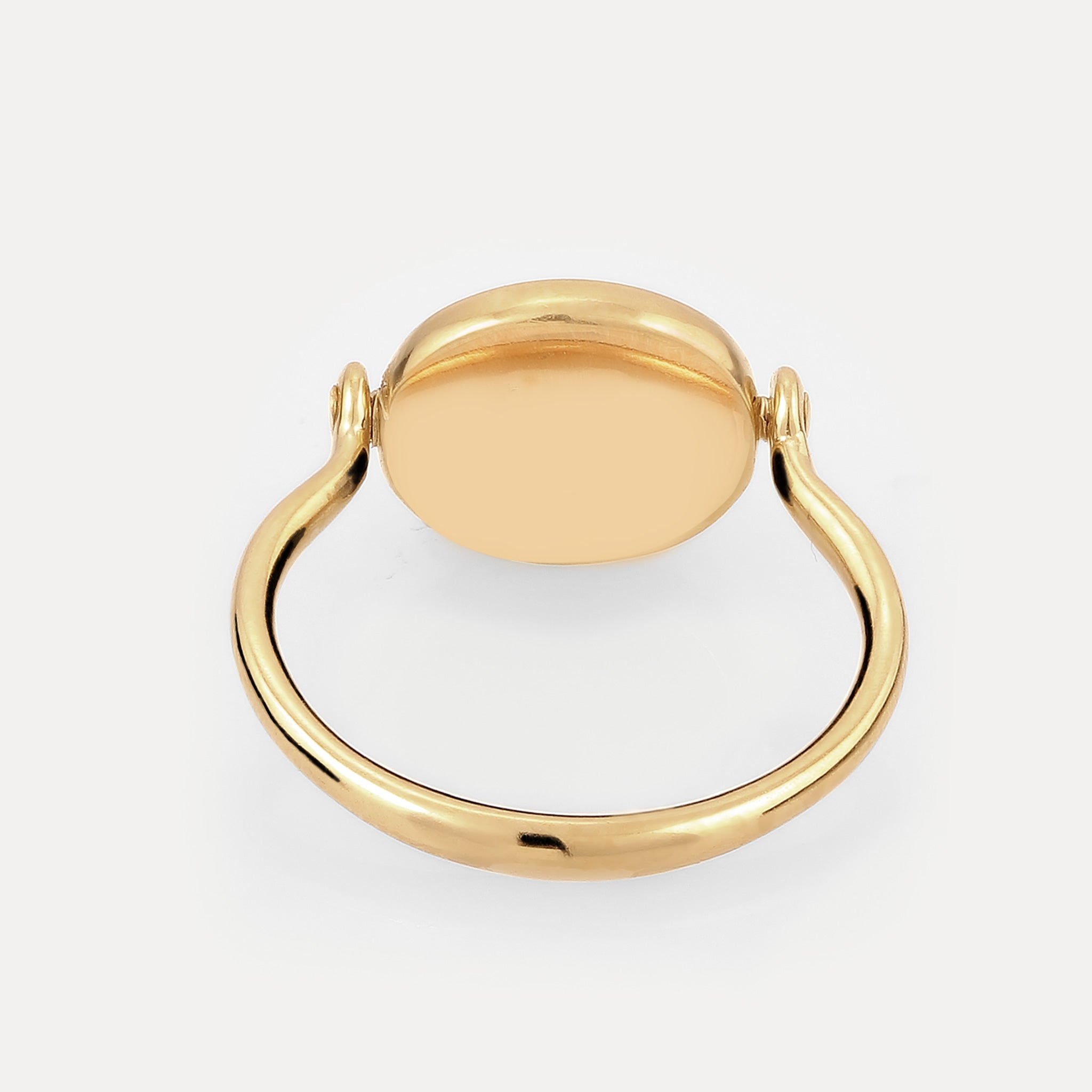 Stilnest Supernova Flip Enamel Ring Silber schwarz 52