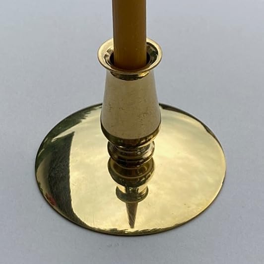 NKlaus Candle Holder Kerzenhalter Messing Gold 4er 50mm