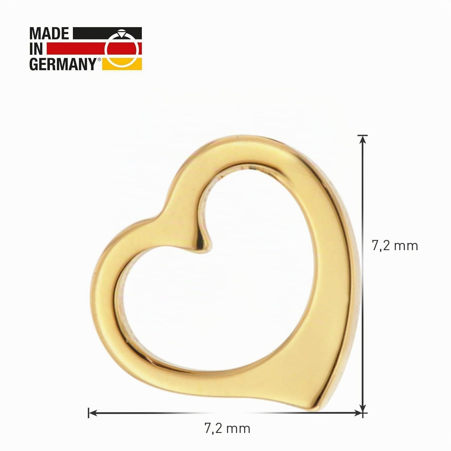 trendor 28965 Herz-Anhänger Halskette Gold Kinder 333