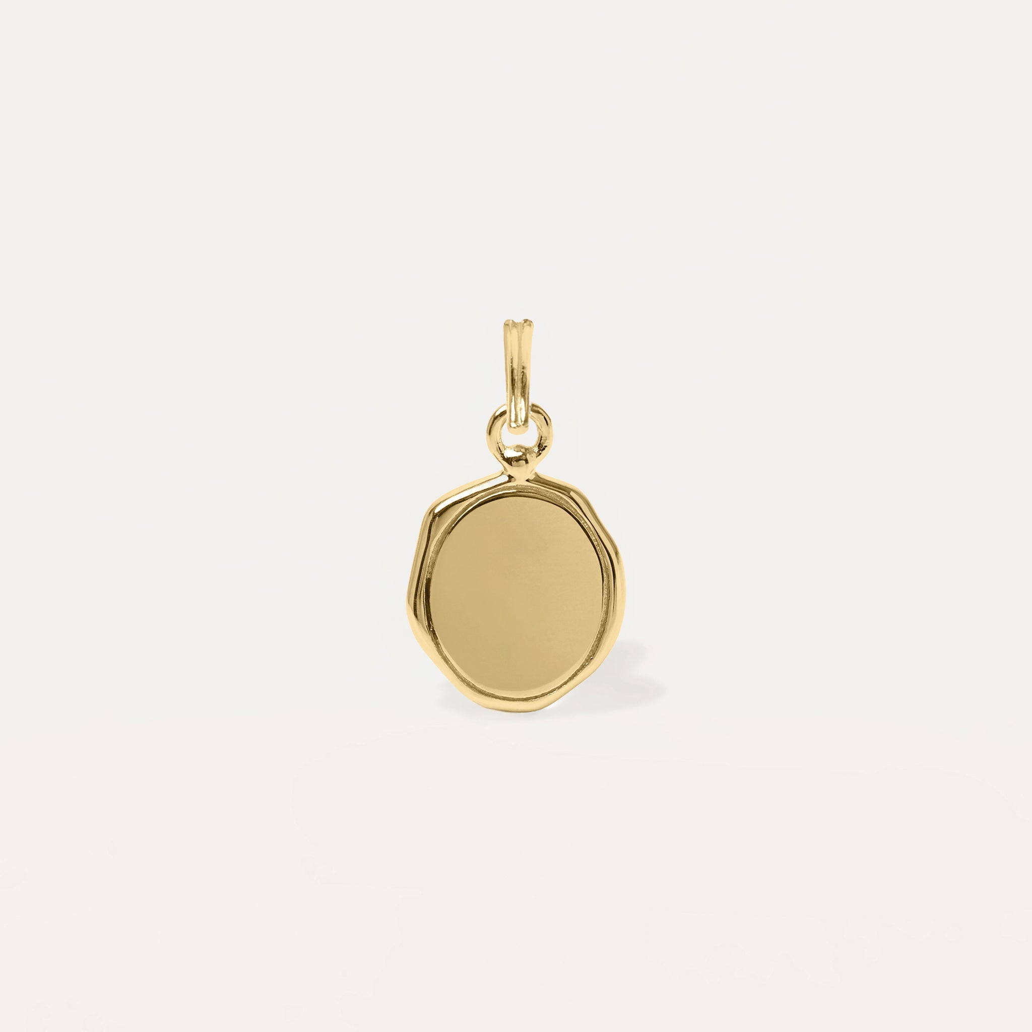 Stilnest Seal Anhänger 585 Gold Massivgold Retro