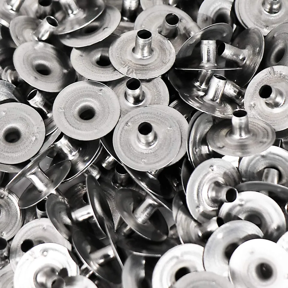 NKlaus WICKS Dochtfüße Metall 3,0 mm 100 Stück