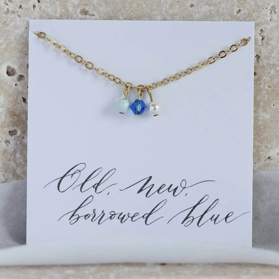 Joy by Corrine Smith Something Blue Fußkette Perle Silber