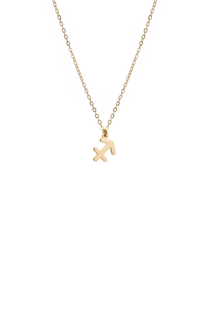 Joy by Corrine Smith Sagittarius Halskette Gold Schütze 1cm