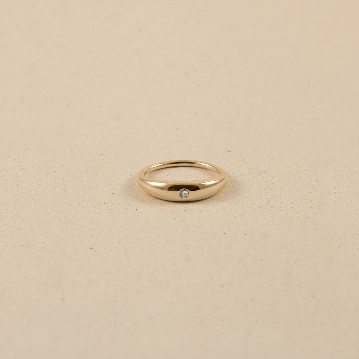 Stilnest Diamant Bombé Bold Ring 585 Gold Gr.52