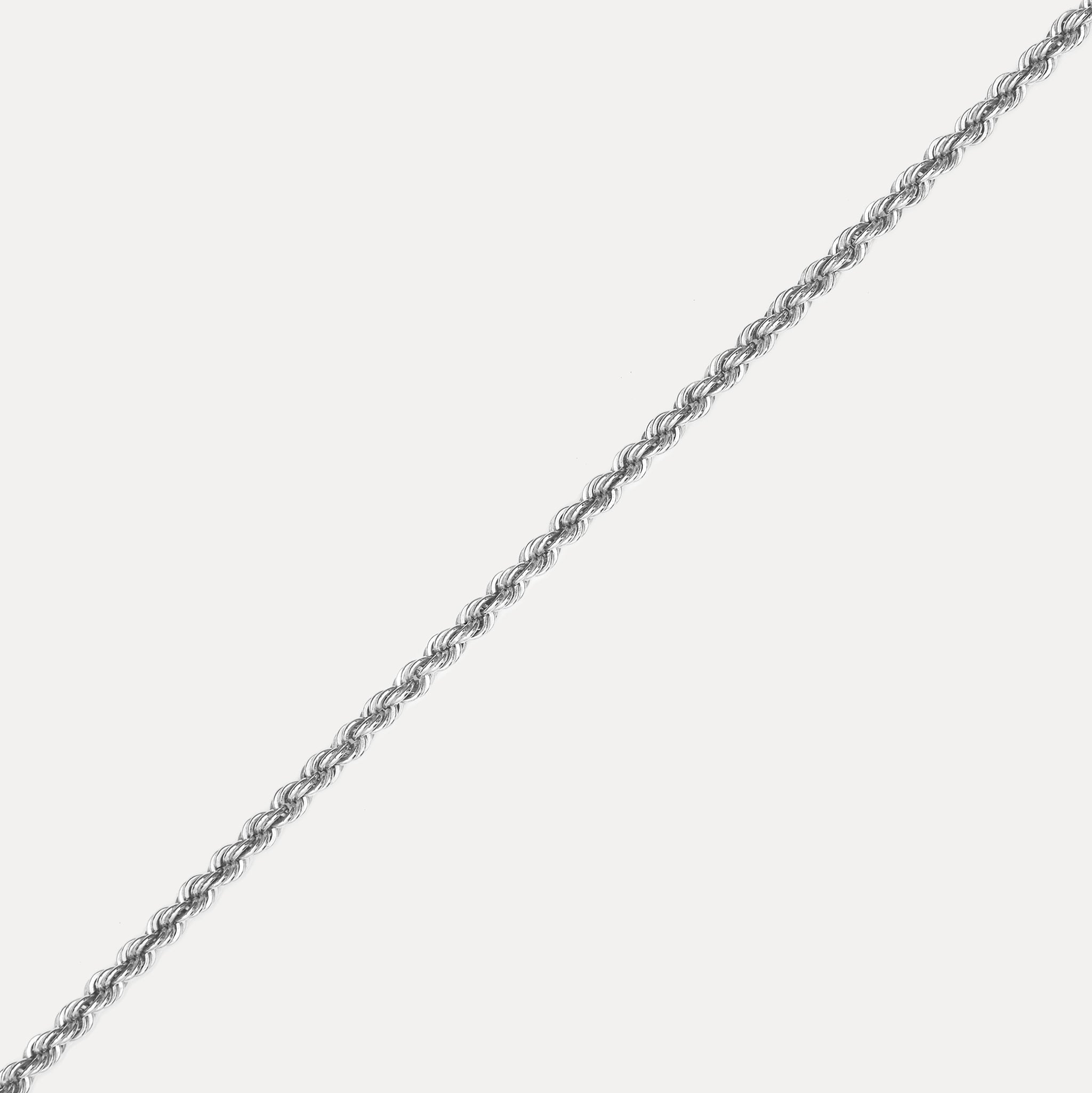 Stilnest Kordelkette 3,2 mm Gold Vermeil Silber 45 cm