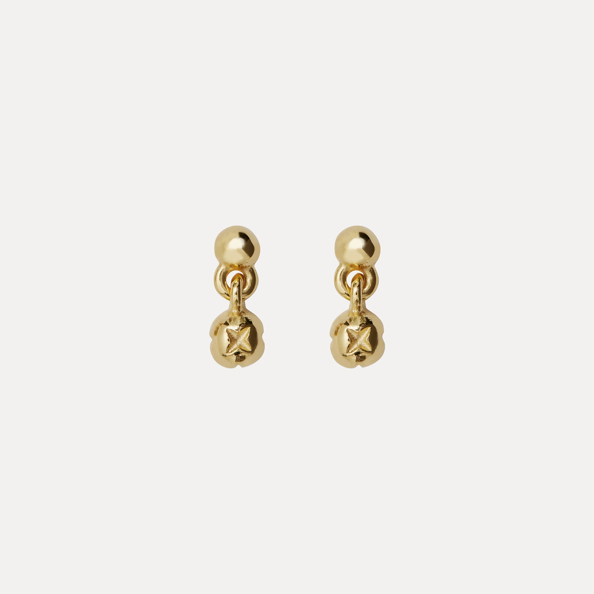 Stilnest Babe Ohrhänger 585 Gold Massivgold 3x4 mm