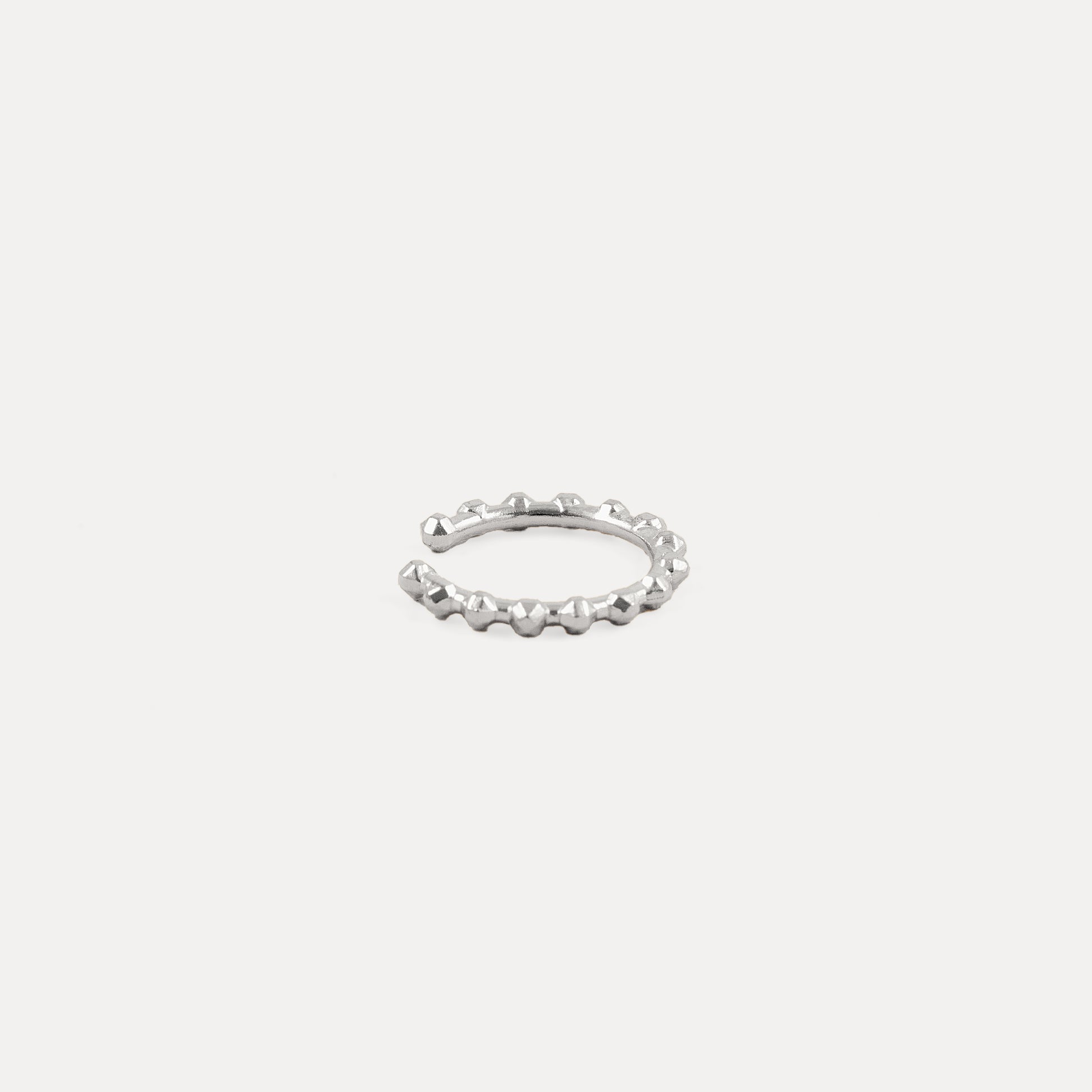 Stilnest Party Stack Ear Cuff 925 Silber 24k Vermeil 2 mm