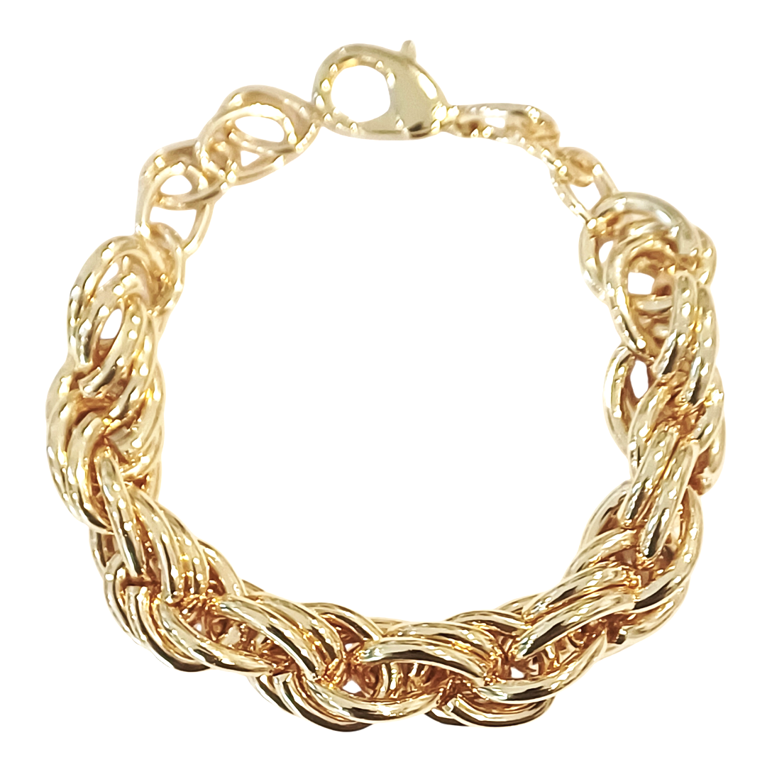 Alevá Bijoux Bracciali Alma Armband verstellbar Gold