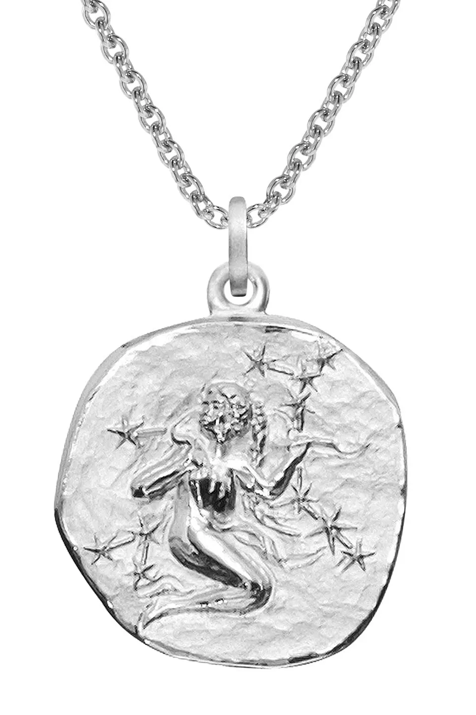 trendor Halsketten Sternzeichen Jungfrau Halskette Silber 60 cm