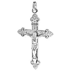 trendor Kreuz-Anhänger 925 Silber 40mm 35788