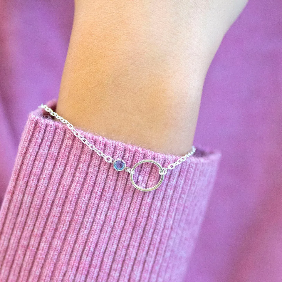 Joy by Corrine Smith Mother Child Armband Gold mit Geburtsstein