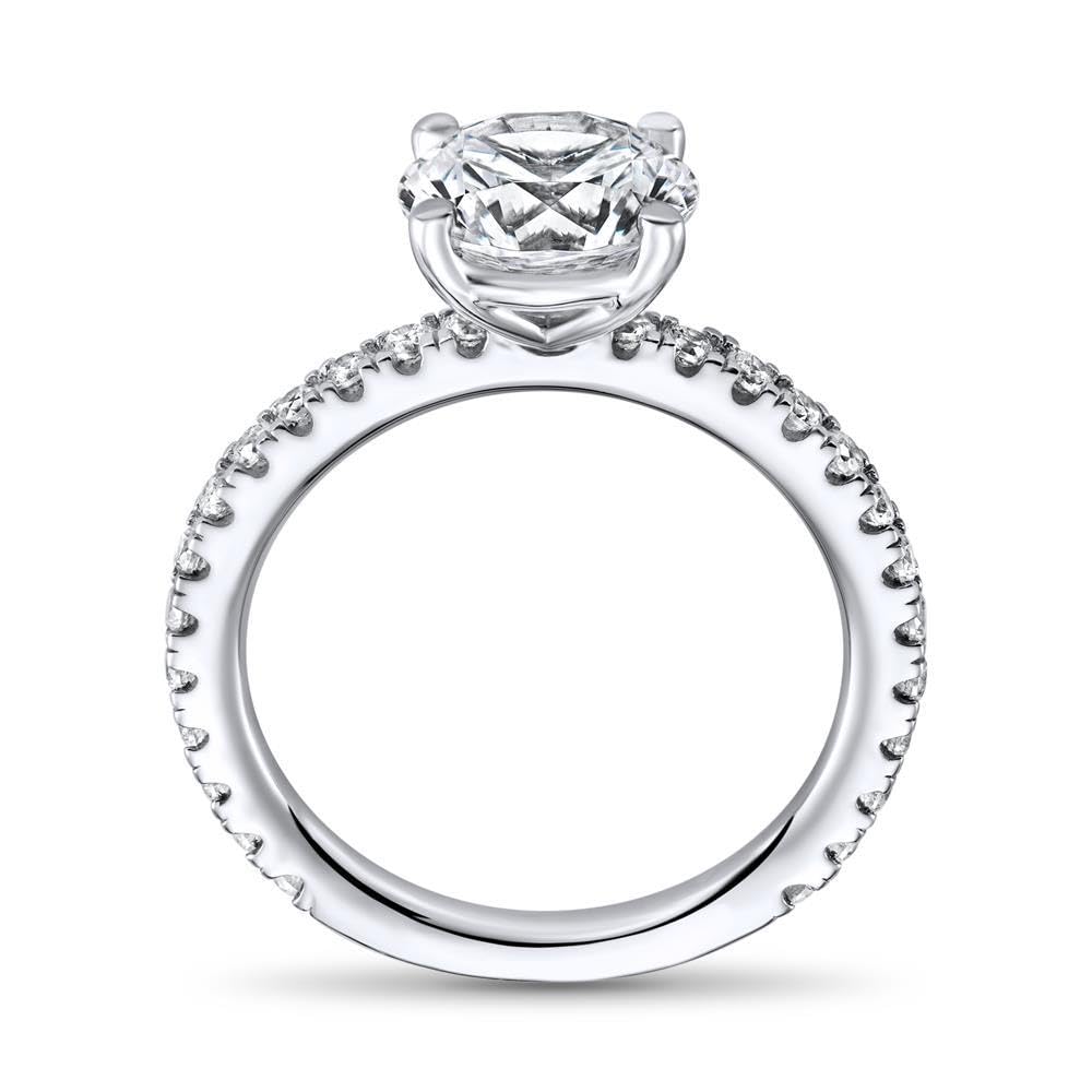 JEWLIX VR0040 Verlobungsring Silber 56mm Zirkonia