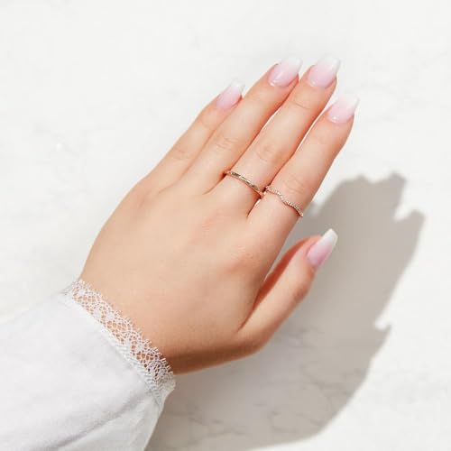 JEWLIX SR0384-R Ring 925er Silber Roségold Zirkonia