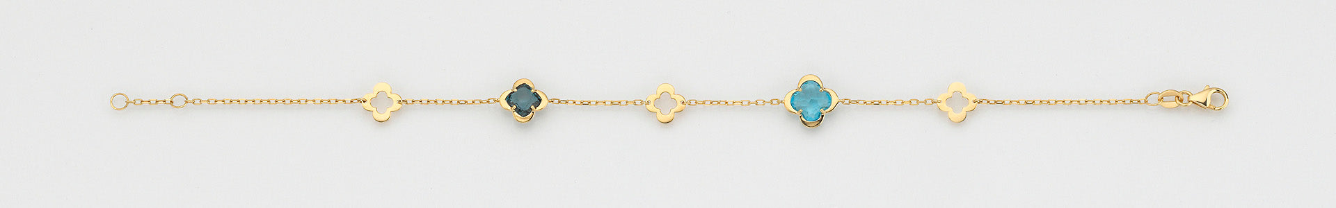 Eugen Rühle 37.4900 Armband Gold Topas London Swiss 750