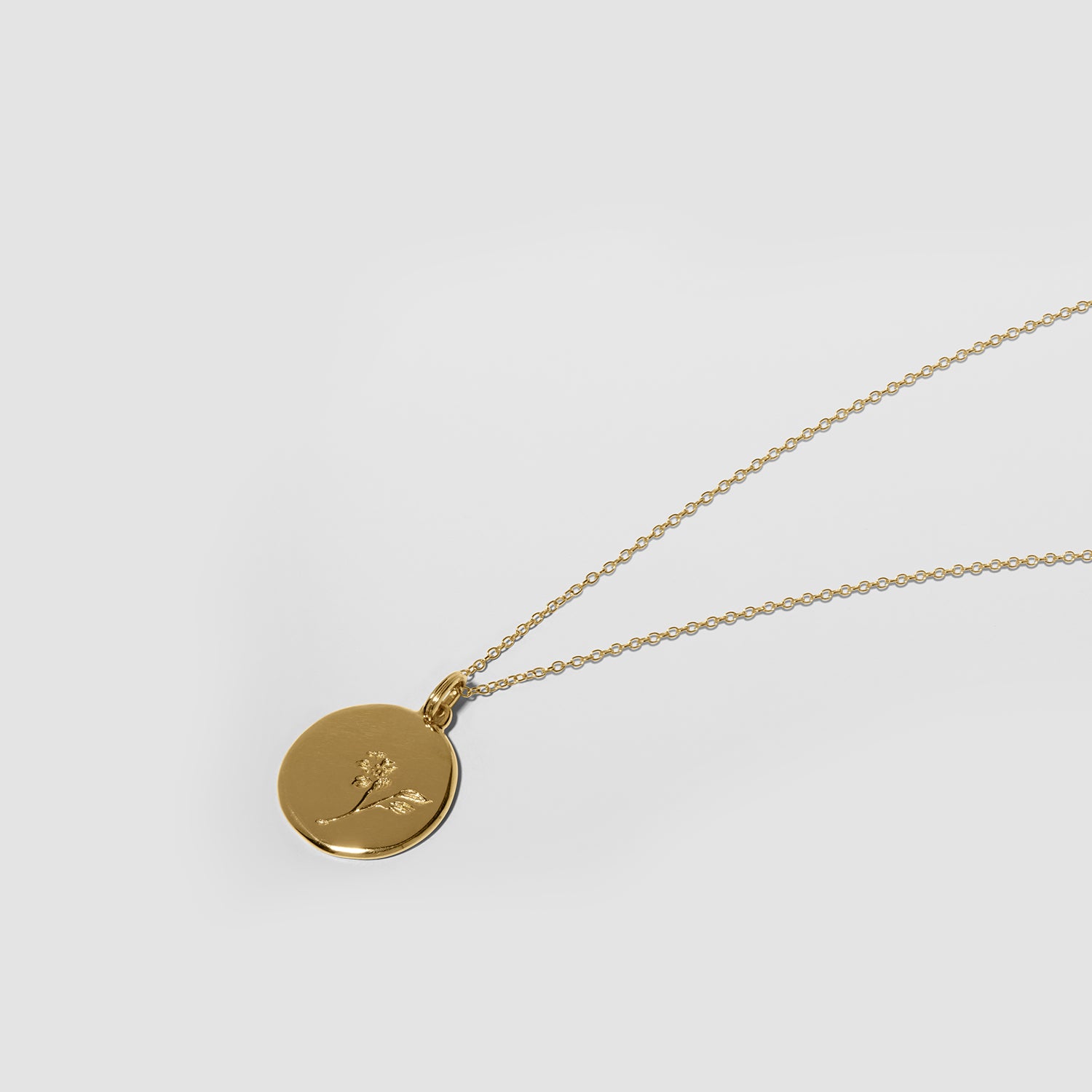 Stilnest Eden Lilly Kette Halskette Gold 14k Massivgold 45cm