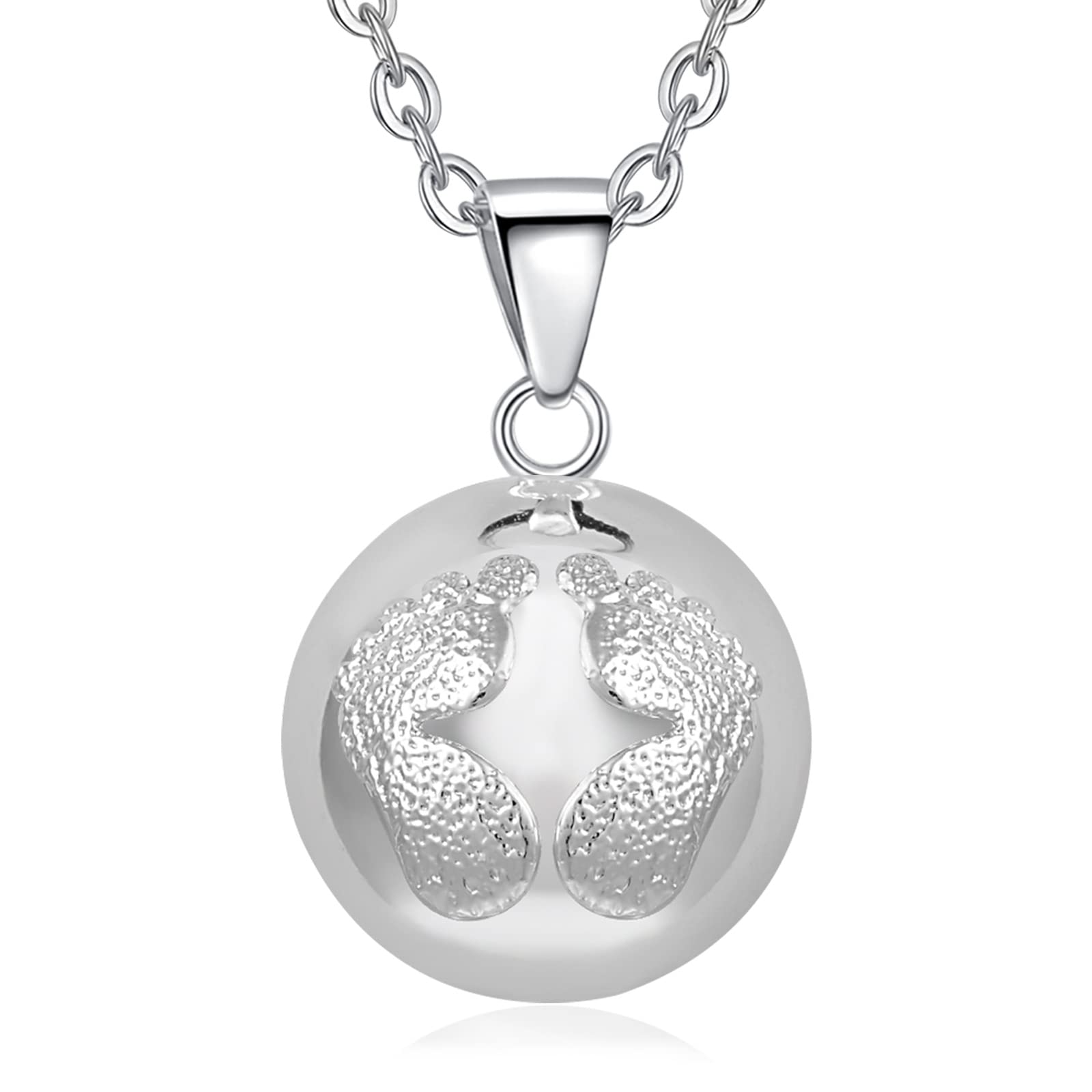 Eudora Harmony Bola Kinder Halskette Silber oxidiert