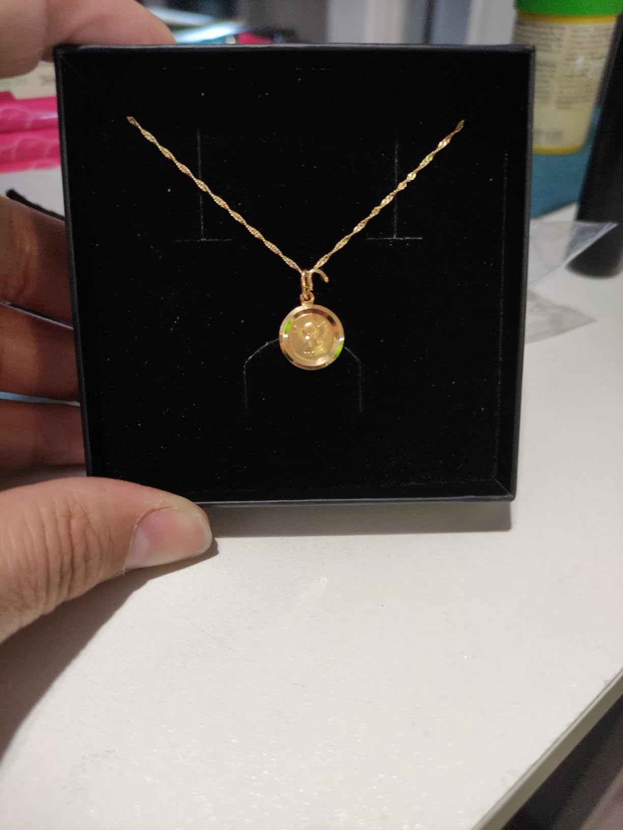 trendor Singapur-Kette 333 Gold 1,0 mm 40 cm 72450