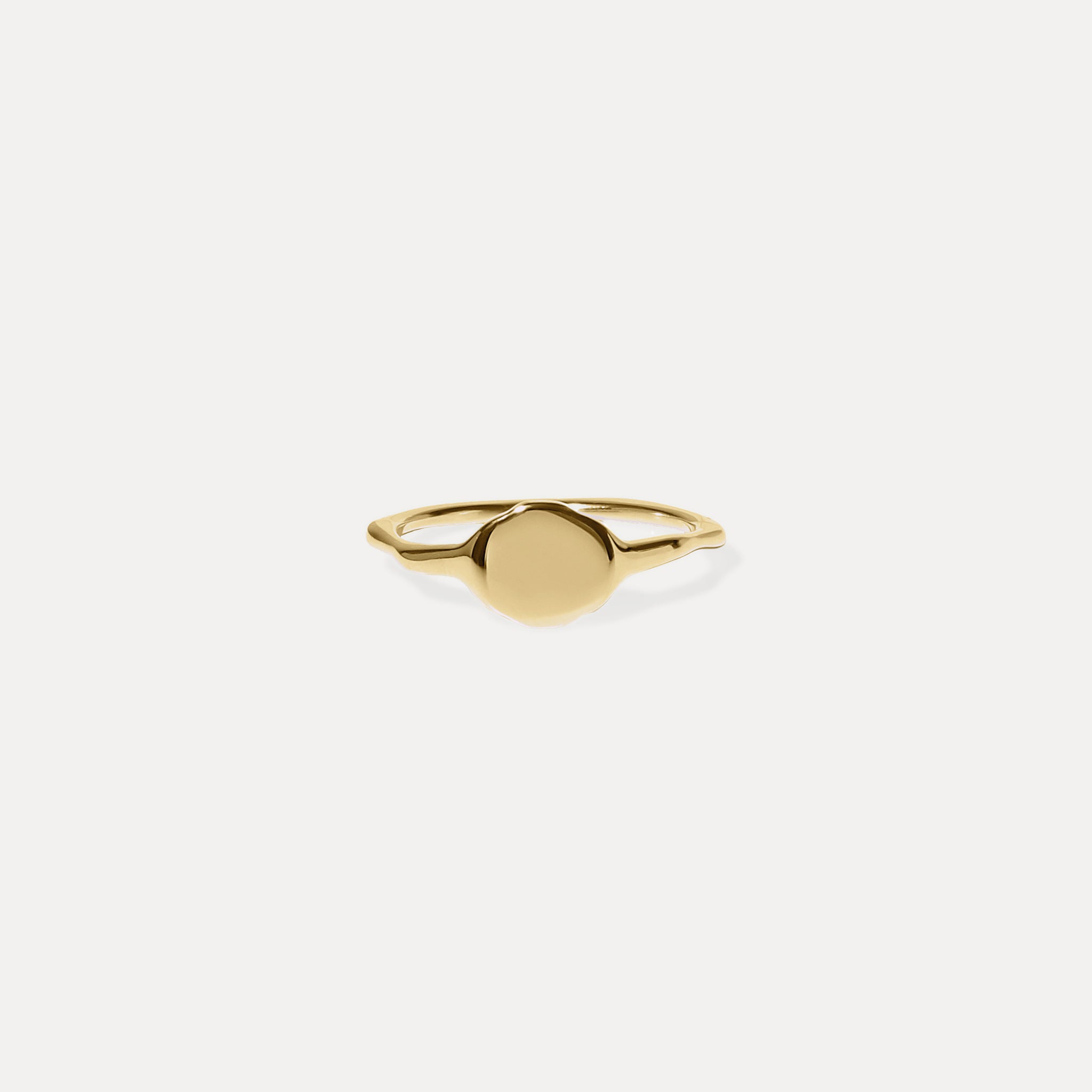 Stilnest Fluid Siegelring 585 Gold Gr.56 gravierbar