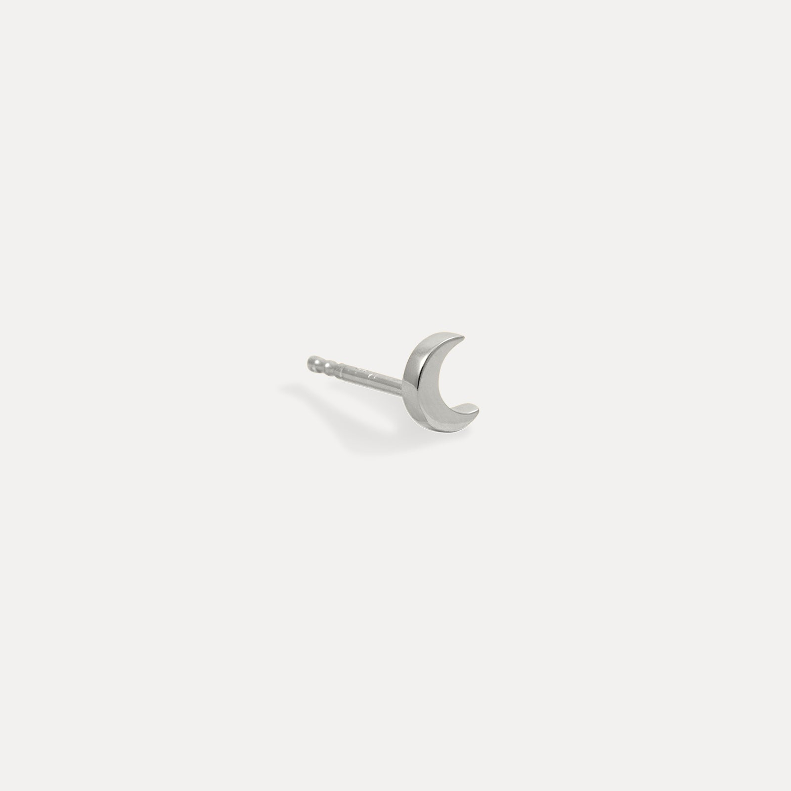 Stilnest Earrings Moonchild Ohrstecker Single 24k Gold