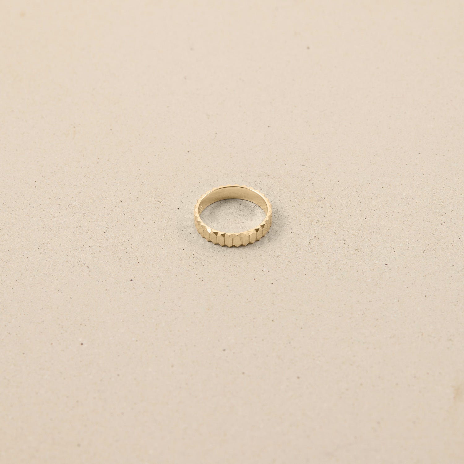 Stilnest Scale Fair Band Ring 585 Fairtrade-Gold Gr.52