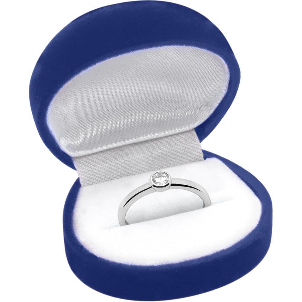 JEWLIX VR0045 Verlobungsring Silber 54mm Zirkonia