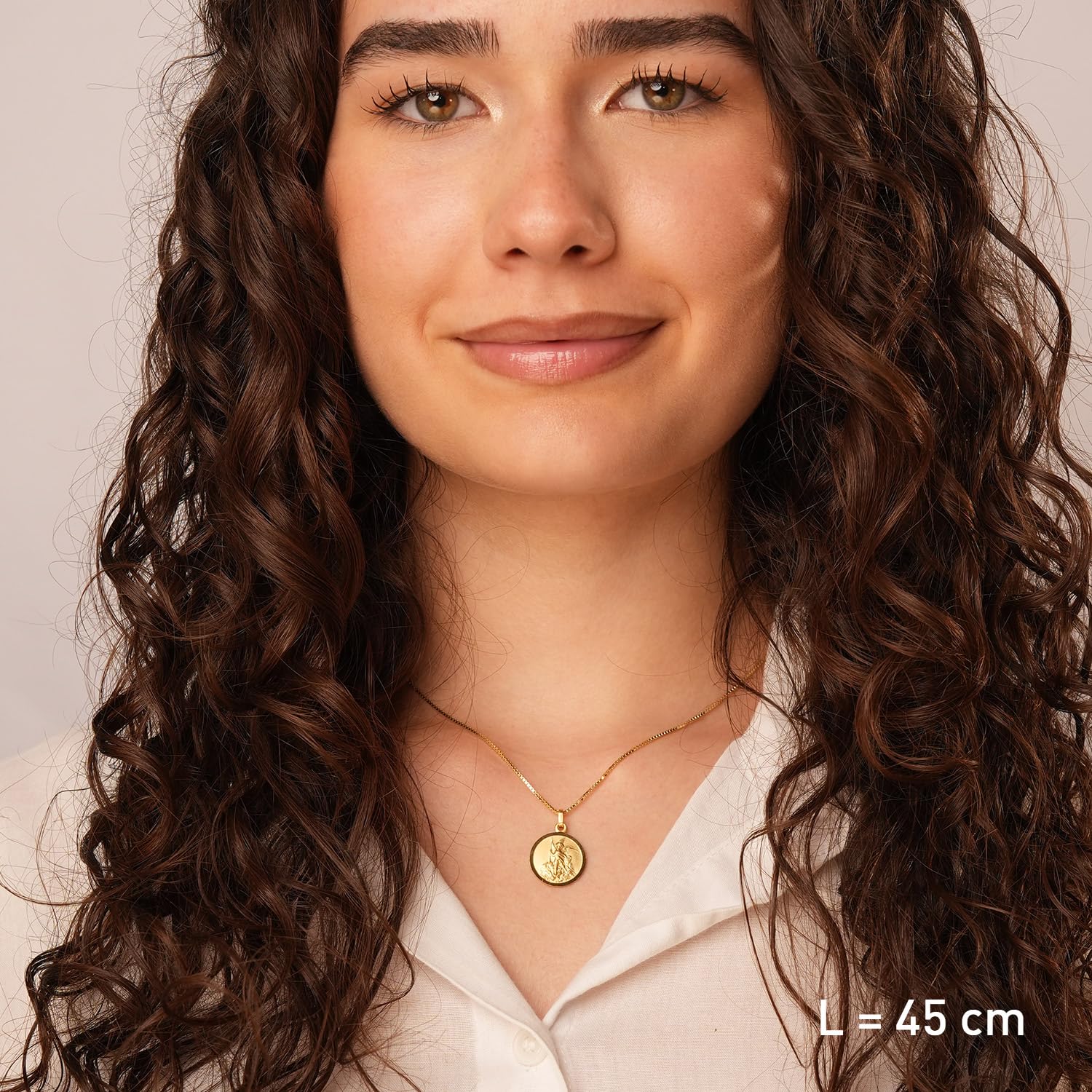 trendor St. Michael 31186 Vergoldet Halskette 45 cm