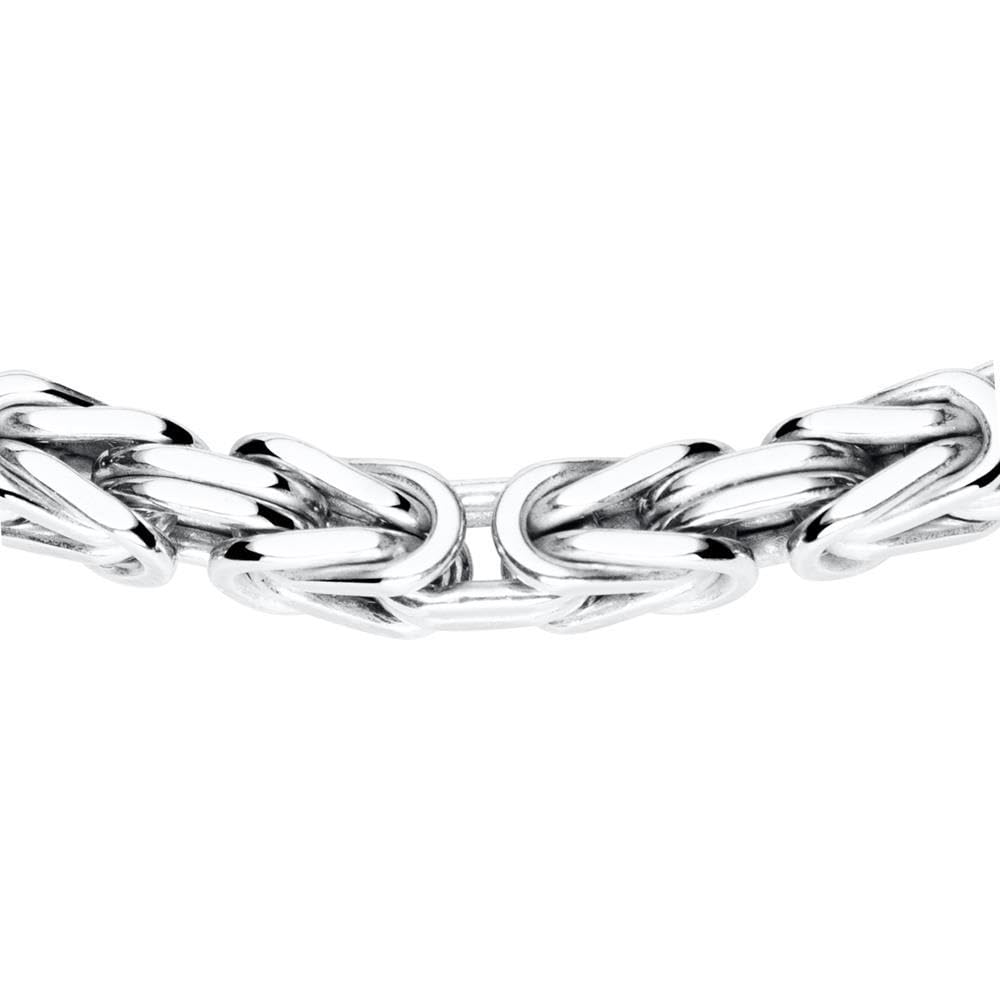 JEWLIX Königskette 925 Silber 4mm 45cm Halskette
