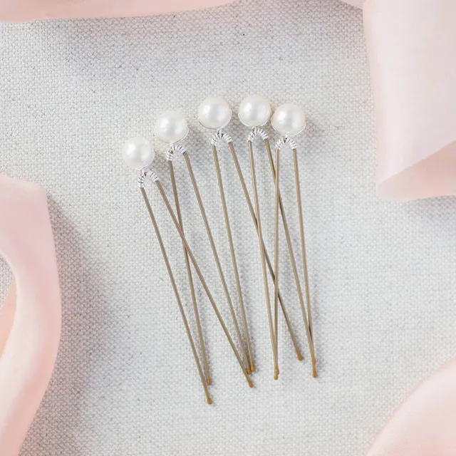 JOY by Corrine Smith Pearl Wedding Haarnadeln 5er 0,8 cm