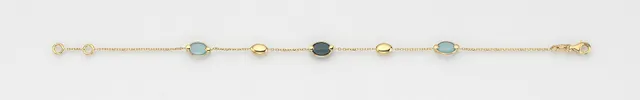 Eugen Rühle Armband 37.4900 Aquamarin Goldarmband 585 Gold