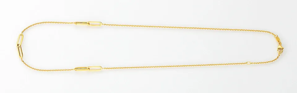 Eugen Rühle Colliers 20.5110 Collier 750 Gelbgold 42 cm