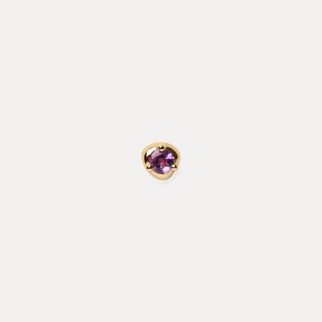 Stilnest Mini Birthstone Ohrstecker 585 Gold Februar