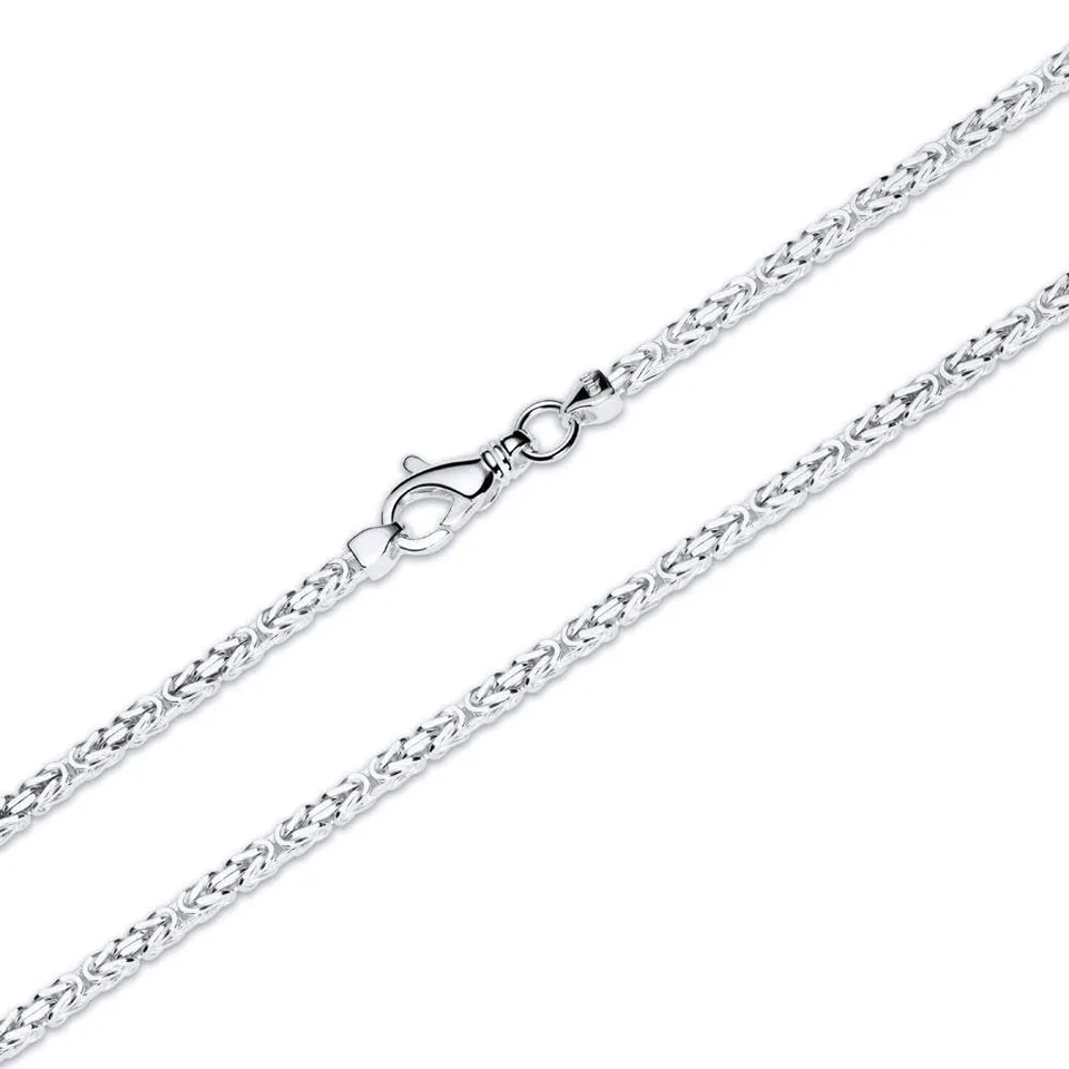 JEWLIX Königsketten 2,5mm Silber Halskette 45cm